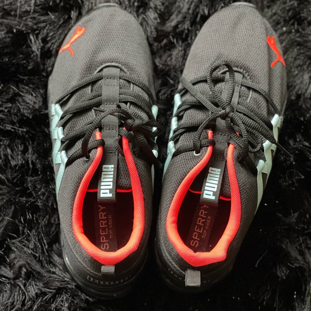 Puma Black-ignite Pink-aquamarine